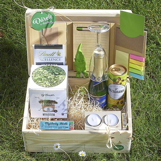 Dřevěný box pro štěstí