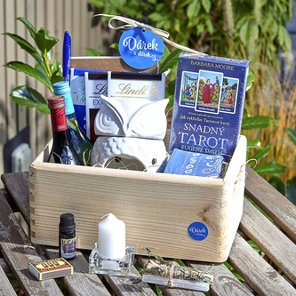 Dřevěný box Esoterika