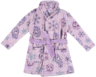 Dětský župan Frozen II|Ledové království 2: Anna & Elsa (3 roky) růžový polyester