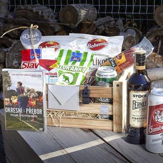 Dřevěná bedýnka Fotbalová liga