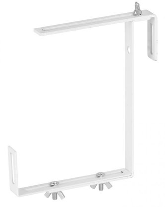 Držák truhlíku kovový Strend Pro bílý 2 ks