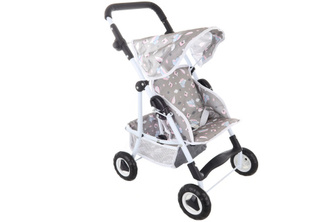 Kočárek golfky pro panenky - mix barev