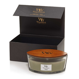 WoodWick - Dárkový set Fireside loď  - 454 ml