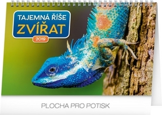 Tajemná říše zvířat 2019- stolní kalendář 2019