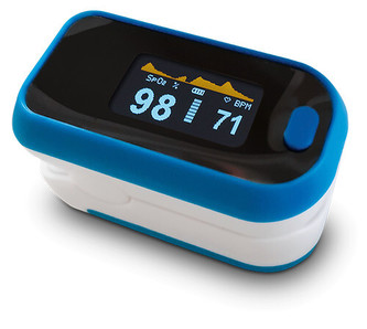 Depan Pulzní oxymetr M-130 OLED modrobílý