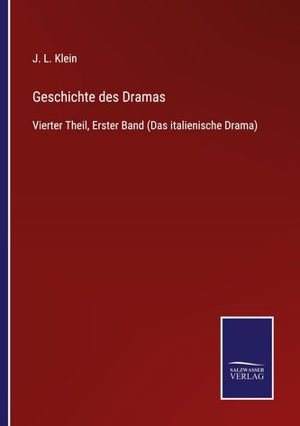 Geschichte des Dramas