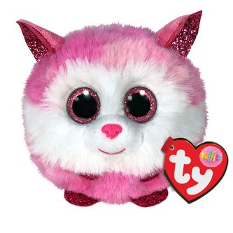 TY Puffies PRINCESS - pink husky 10 cm
