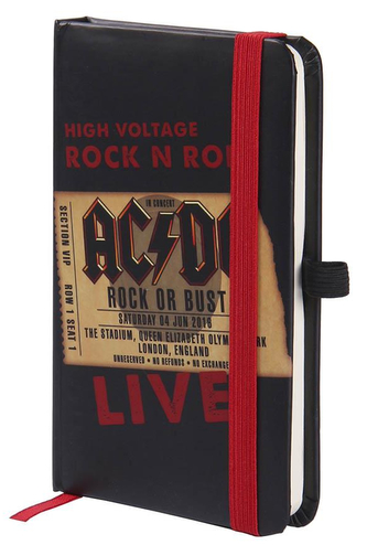Poznámkový blok AC/DC: Rock Or Bust (A6 10,5 x 14,8 cm)
