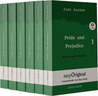 Pride and Prejudice / Stolz und Vorurteil - 6 Teile Softcover (mit kostenlosem Audio-Download-Link)