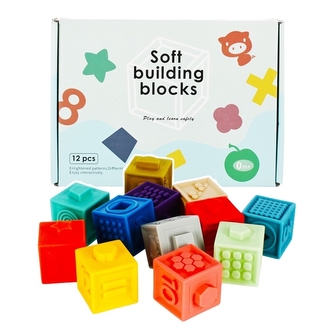 Smyslové měkké kostky se zvukem