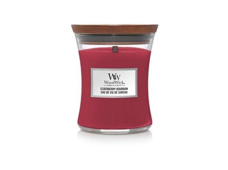 WoodWick Elderberry Bourbon svíčka váza 275g