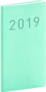 Kapesní diář Vivella Fun 2019, tyrkysový