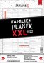 XXL Familienplaner 2022 zum Aufhängen in DIN A3. Hochwertiger und übersichtlicher Familienkalender 2022 mit 3 bis 6 Spalten, plu