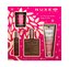 NUXE Happy In Pink suchý olej Huile Prodigieuse Florale 100 ml + sprchový gel Prodigieux Floral 100 ml + parfémovaná voda Prodigieux Floral 15 ml + svíčka Prodigieux Floral 70 g