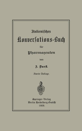 Italienisches Konversations-Buch für Pharmazeuten
