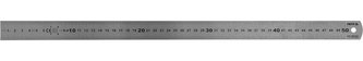 Pružné ocelové pravítko 500 mm