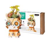 NiXiM Dřevěné 3D puzzle - Květinač pejsek