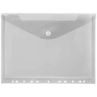 Obálka plastová s drukem A4 Eurozávěs Čirá, 5 ks