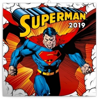 Poznámkový kalendář Superman 2019