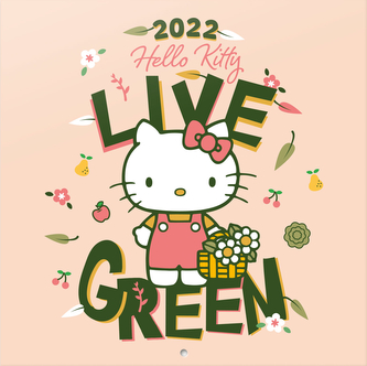 Oficiální kalendář 2022 s plakátem Hello Kitty (30 x 30|60 cm)