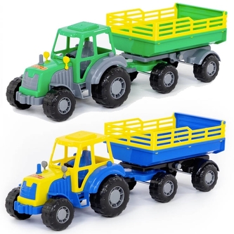 Traktor Mistr s přívěsem