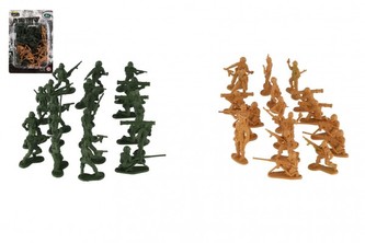 Sada vojáci plast na kartě 17x24x4,5cm