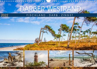 Darßer Weststrand - Fischland Darß Zingst (Wandkalender 2022 DIN A3 quer)
