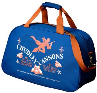 Cestovní taška Harry Potter: Chudley Cannons (objem 33 litrů|50 x 30 x 22 cm) modrá polyester