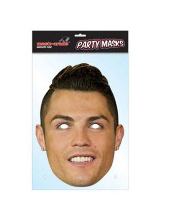 Papírová maska na tvář FC Real Madrid: Cristiano Ronaldo (21 x 30 cm)
