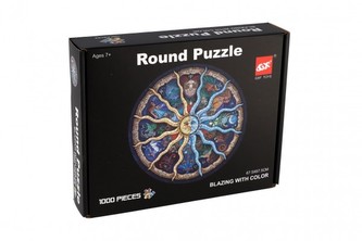 Puzzle kulaté Znamení zvěrokruhu 1000 dílků 67,5x67,5cm v krabici 26x21x5,5cm