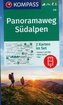 KOMPASS Wanderkarte 218 Panoramaweg Südalpen, 1:50 000