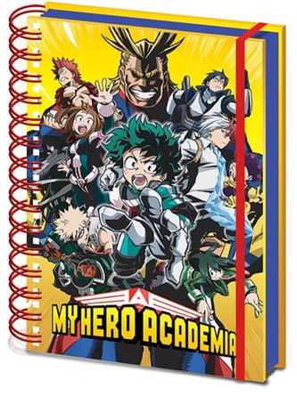 Blok-zápisník A5 My Hero Acadamei: Radial Character Burst (15 x 16 cm)