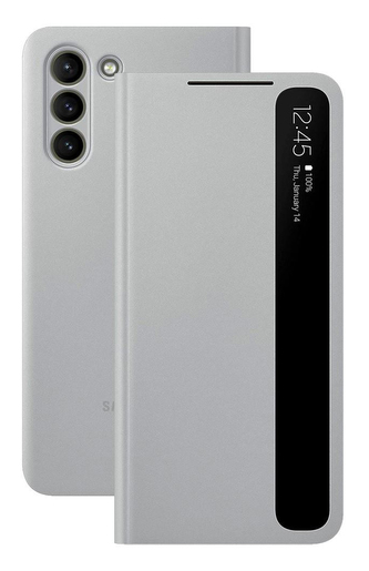 Samsung  EF-ZG990CB Clear View Cover S21 FE, Gray