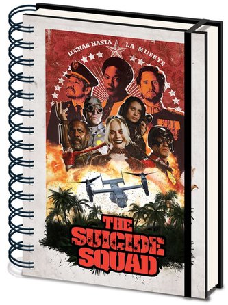 A5 blok-zápisník DC Comics|Suicide Squad|Sebevražedný oddíl: Jungle (14,8 x 21 cm)