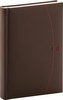 Denní diář Tailor 2019, hnědý, 15 x 21 c