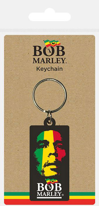 Přívěsek na klíče Bob Marley: Face (4,5 x 6 cm)