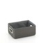 Koš RIMOSSA 28x20x12cm, plast šedý, kovový úchyt KELA KL-21842