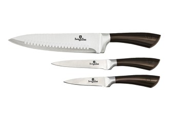 Sada nožů nerez 3 ks Shiny Black Collection