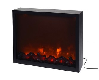 Elektrický krb s LED plameny 41x35cm