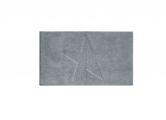 Koupelnová předložka LINDANO 100% bavlna šedá 65x55cm KELA KL-21170