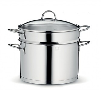 Hrnec na těstoviny nerez se skleněnou poklicí CAILIN pr. 24cm KELA KL-10991