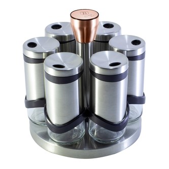 Kořenky ve stojanu nerez sada 7 ks Moonlight Edition BERLINGERHAUS BH-1992