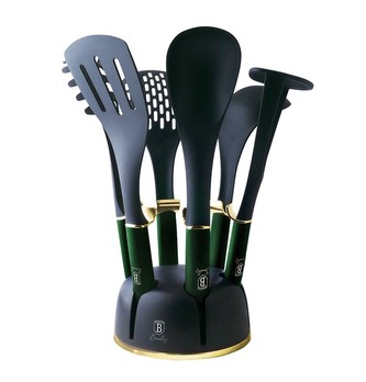 Kuchyňské náčiní ve stojanu sada 7 ks Emerald Collection