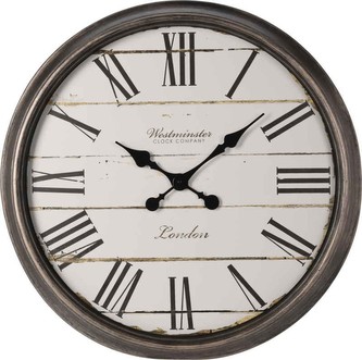 Hodiny nástěnné WESTMINSTER 76 cm bílá