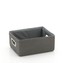 Koš RIMOSSA 31x23x14cm, plast šedý, kovový úchyt KELA KL-21843