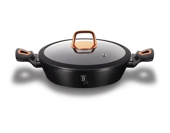 Pekáč s poklicí s mramorovým povrchem 28 cm Black Rose Collection BERLINGERHAUS BH-1640