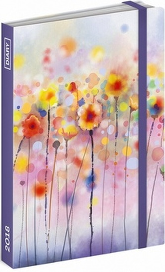 Týdenní diář Akvarel - diář 2018