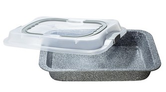 Plech na pečení s víkem My Marble Pastry 36x24cm BERLINGERHAUS BH-1936