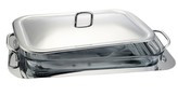 Servírovací mísa s tácem nerez / sklo 3 L BERLINGERHAUS BH-1386