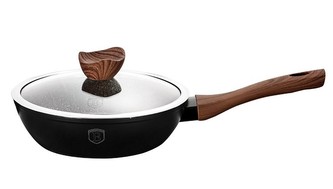 Pánev hluboká s poklicí 24 cm EBONY Line Rosewood BERLINGERHAUS BH-1718